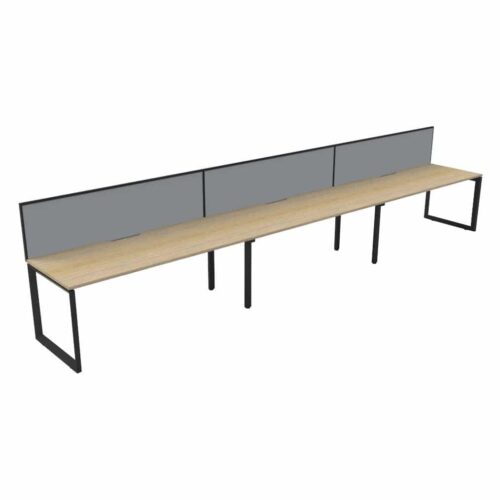 Avenger Mars 3P Single Sided Desk With Alto Screen