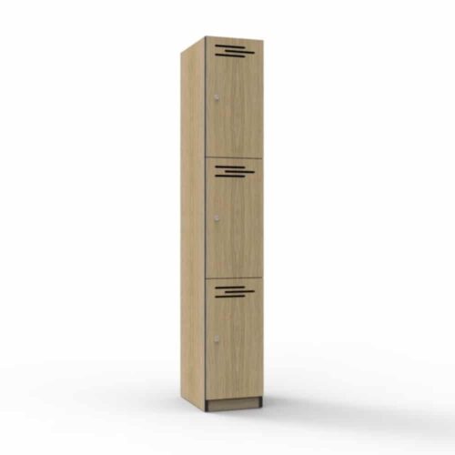 3 Door Melamine Locker