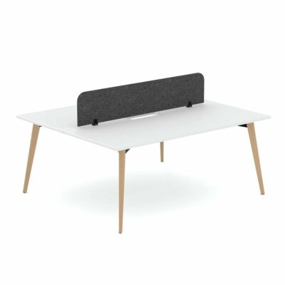 Enzo 2P Double Sided Desk (With Screen)
