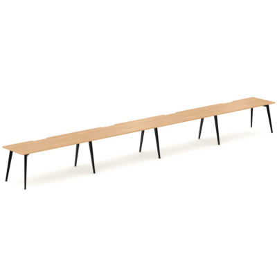 Enzo 4 Person Single Sided Desk