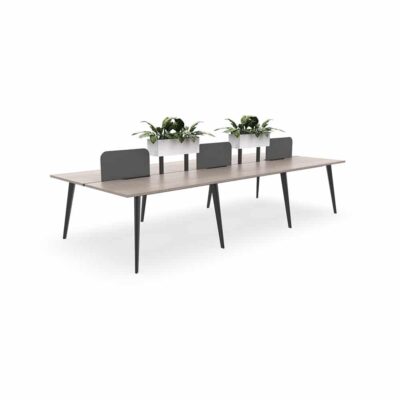 Enzo 6P Double Sided Desk (With Planter)