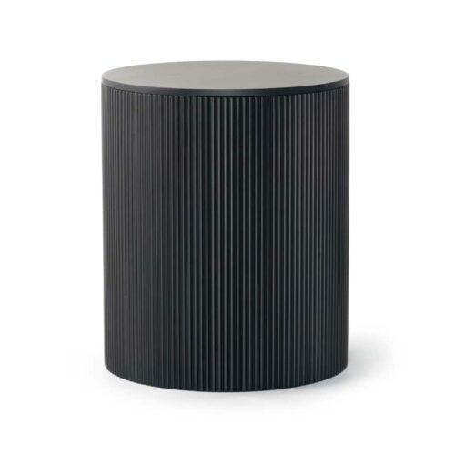 Round Facet Side Table