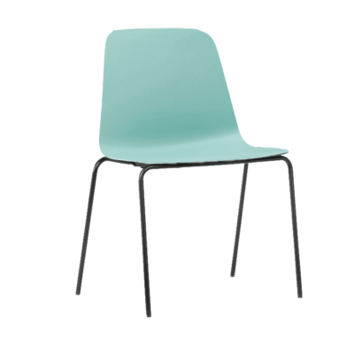 Layla 4 Leg Chair (Plastic Seat)