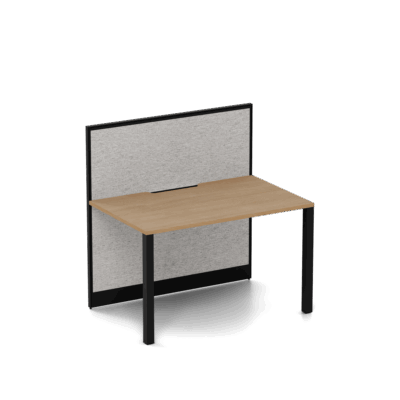 Quiet 1 Person Single Side Desk