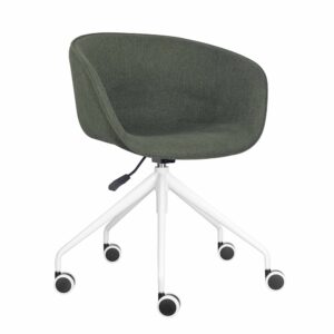 PINSK TUB CHAIR with white base