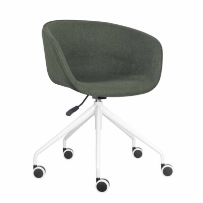 PINSK TUB CHAIR with white base