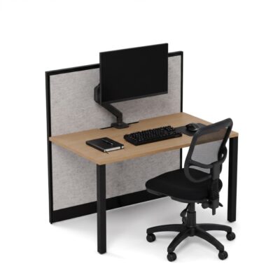 Quiet 1 Person Single Side Desk