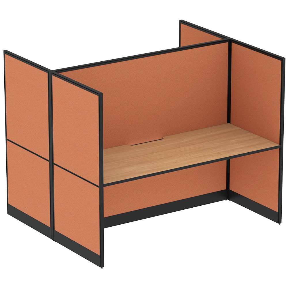 LOCAL UPHOLSTERED Quiet 2 Person Double Desk 1500H