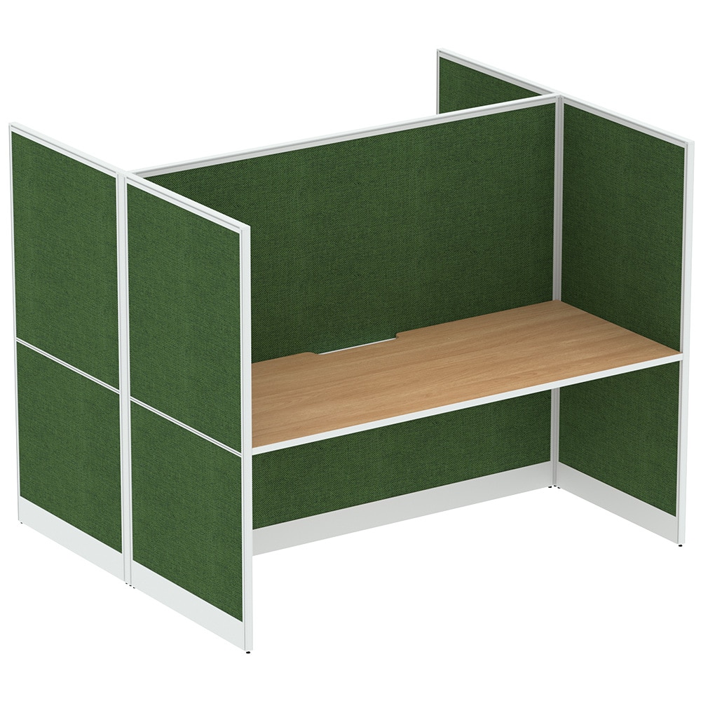 LOCAL UPHOLSTERED Quiet 2 Person Double Desk 1500H