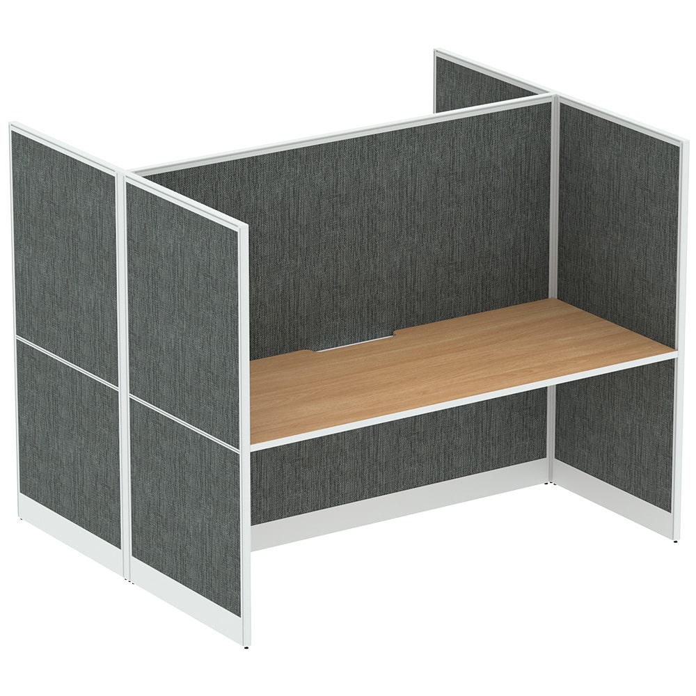 LOCAL UPHOLSTERED Quiet 2 Person Double Desk 1500H