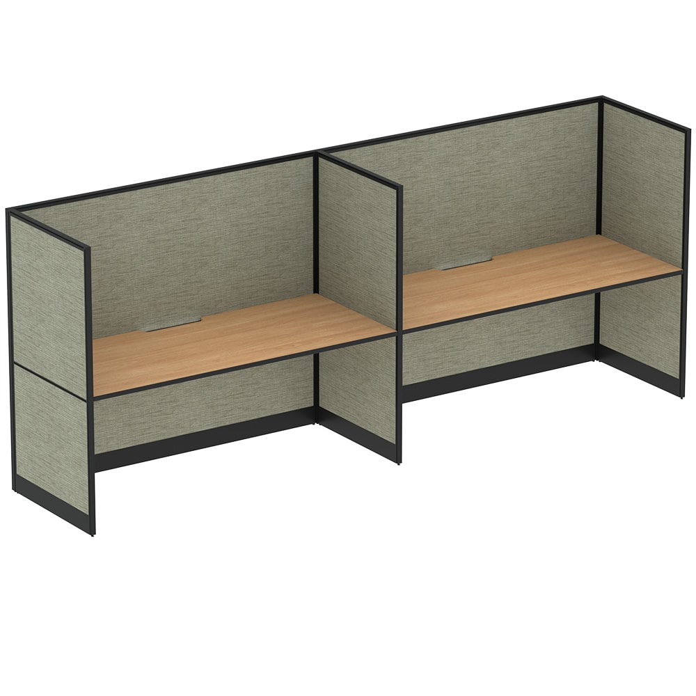 LOCAL UPHOLSTERED Quiet 2 Person Single Side Desk -1500H
