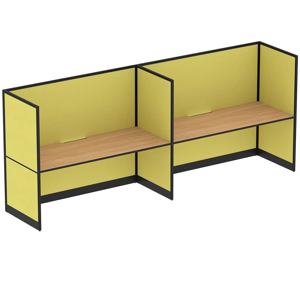 LOCAL UPHOLSTERED Quiet 2 Person Single Side Desk -1500H