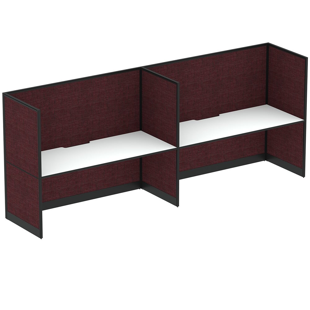 LOCAL UPHOLSTERED Quiet 2 Person Single Side Desk -1500H