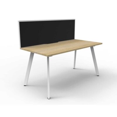 Avenger Venus 1Person Single Sided Desk With Screen