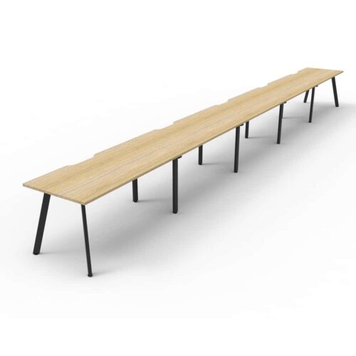 Avenger Venus 5Person Single Sided Desk
