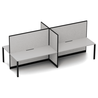 Quiet 4 Person Double Desk