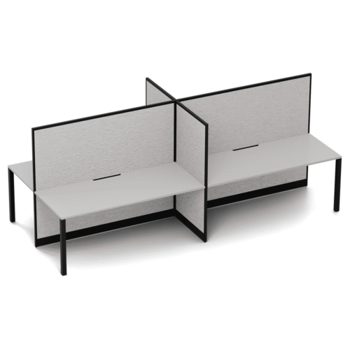 Quiet 4 Person Double Desk