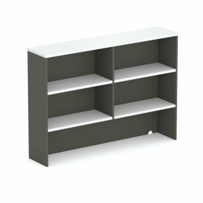 Wonder Overhead Hutch White/Charcoal