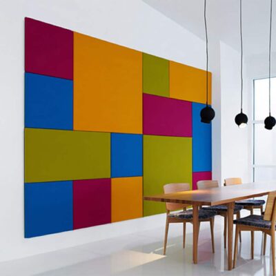 Frameless Wrapped Smooth Velour Pinboard