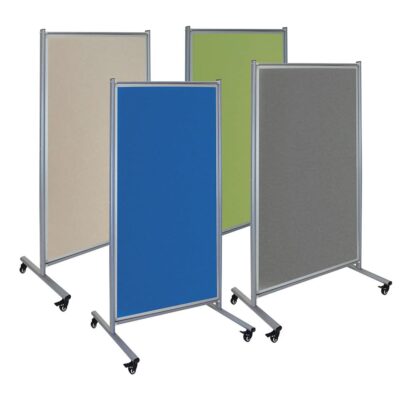 Mobile Pinboard on Castors