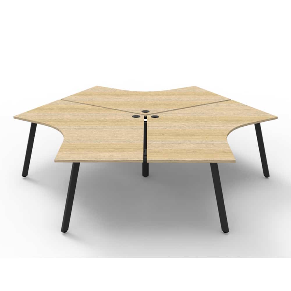 3 person Office workstation gold coast office furniture