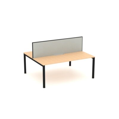 Apex 2 Person Double Desk with Screen