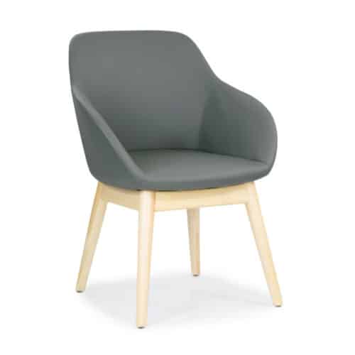 Nest Timber Leg Visitor Chair