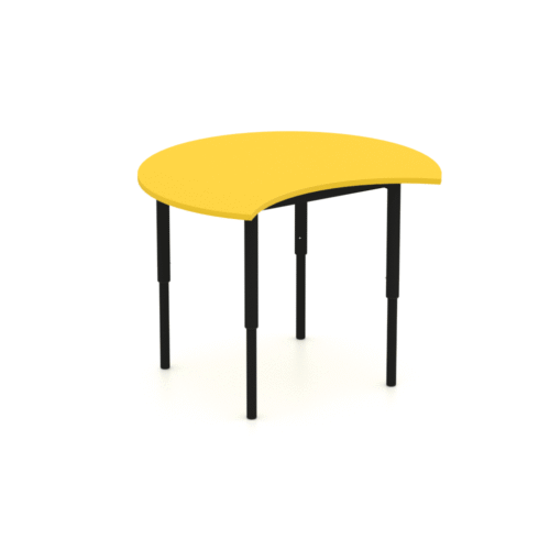 Oxford Crescent Adjustable Student Table