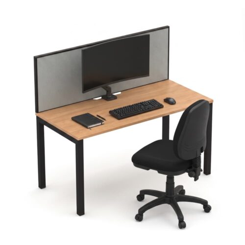 Apex Straight Desk with Screen