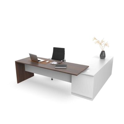 Daniel Executive Desk - White Base
