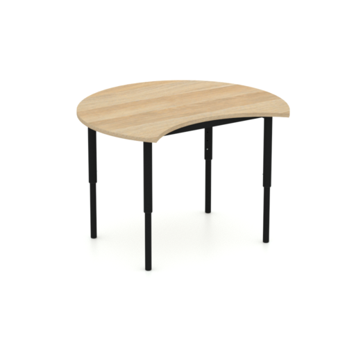 Oxford Crescent Adjustable Student Table (Extended Range)