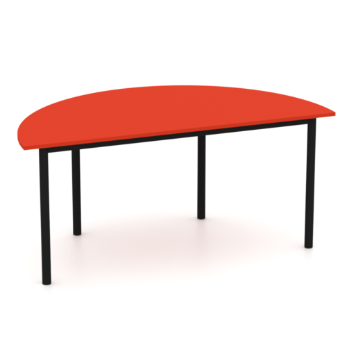 Oxford Semicircle Fixed Height Student Table (Extended Range)