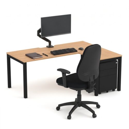 Apex Straight Desk With Return
