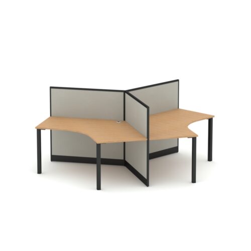 Quiet 3 Person 120 Degree Pod